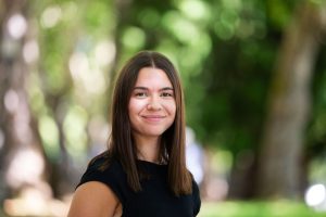 Headshot photo of Amirah smiling