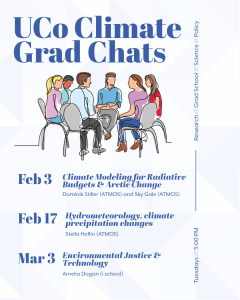 UCo Grad chat winter calendar
