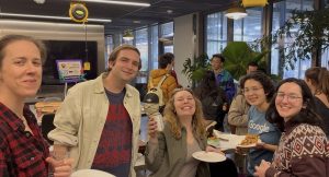 Students at the monthly third thursday