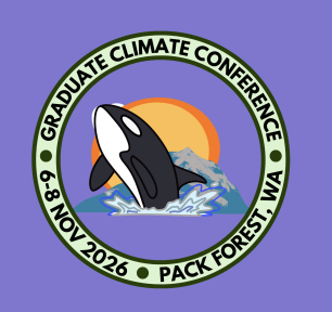 A photo of the GCC logo with the name, dates, and an orca