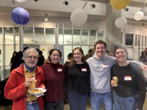 group photo during winter welcome reception